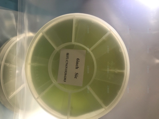 DUMMY Prime grade 6inch Silicon carbide sic Wafer 0.5mm 0.35mm DSP 4H-N/semi  Thickness substrates