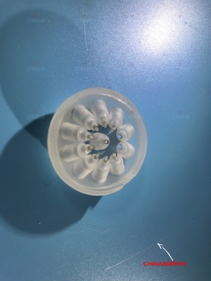 Screw Thread Sapphire Crystal Glass Liquid Valve Corrosion Resistance