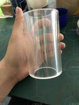 Crystal Al2O3 85% Visible Wear Resistance Sapphire Tube