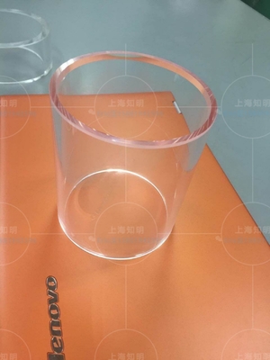 Crystal Al2O3 85% Visible Wear Resistance Sapphire Tube