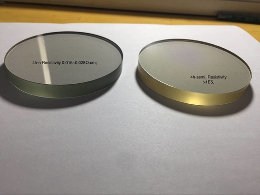 Undoped  transparent silicon carbide sic crystal Optical Lens with hardness 9.2