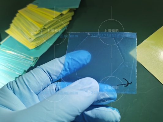 Polygon Hexagon Sapphire Glass Wafers 0.1mm Thickness