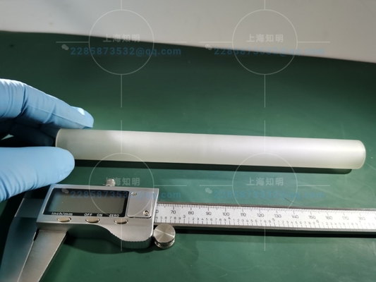 Rough Blank Transparent Sapphire Tube 220mm Length