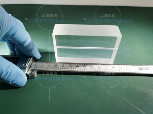 Polished Transparent Glass Tube Sapphire Parts Al2O3