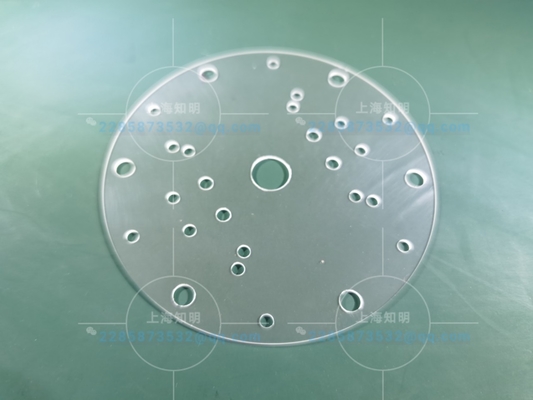 RFIC Al2O3 Transparent Sapphire Optical Windows With Hole