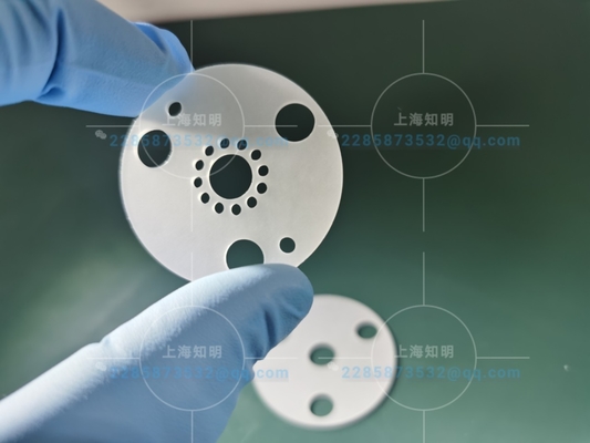 RFIC Al2O3 Transparent Sapphire Optical Windows With Hole