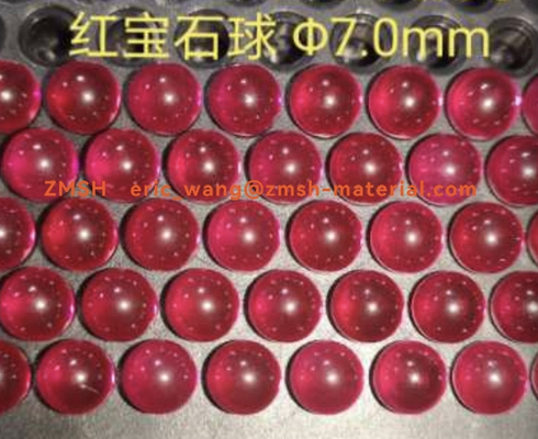 Ruby White Sapphire Ball Lens K9 Silicon CZ Lens For Liquid Valve