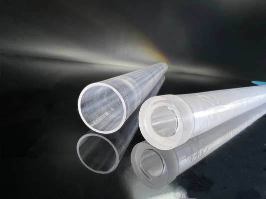 Tubi monocristallini di protezione di Al2O3 Sapphire Glass Pipe Transparent Thermocouple