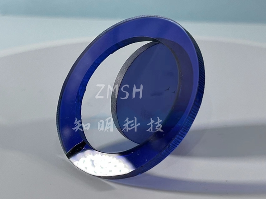 Sintetico Sapphire Crystal Ruby Al blu 2O3 singolo Crystal For Wristwatch Glass Case della parte del laser