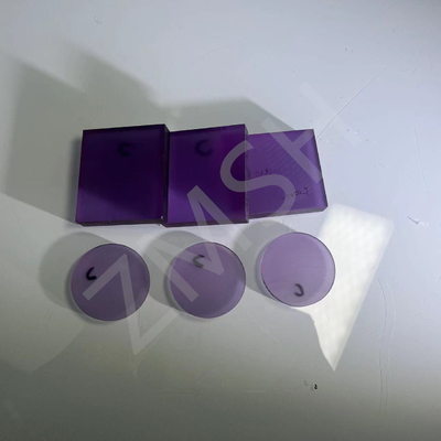 Sapphire Finestre ottiche Violeta Finestre ad alte prestazioni Durezza trasparente Orologio Superficie di vetro lucidata