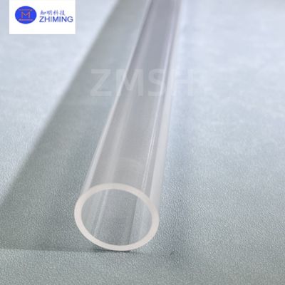 Tubo di vetro ottico di zaffiro 99,999% Al2O3 alta durezza 9,0 lucidato dimensioni personalizzate