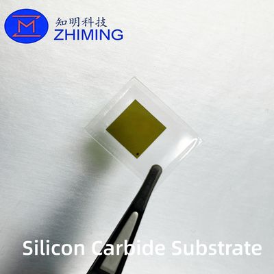 Substrato SiC di tipo 4H-N Wafer 10x10mm per elettronica di potenza